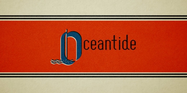 Oceantide Display Font Download