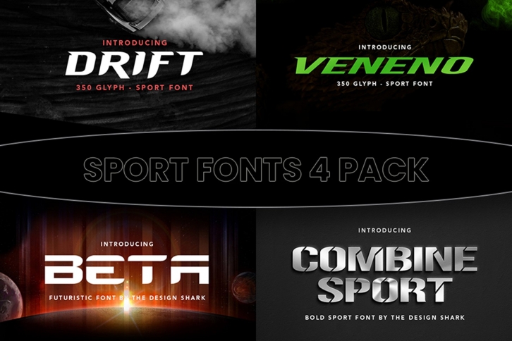 Sport 4 Pack Font Download