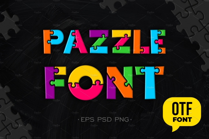 Puzzle font otf. Font Download