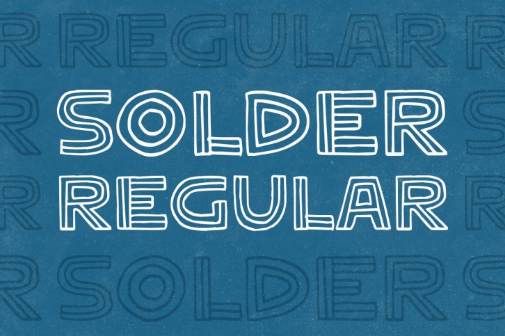 Solder Regular Font Download