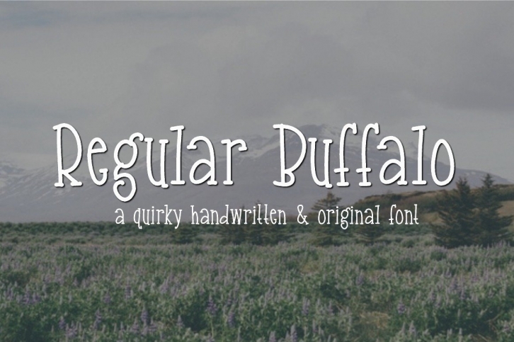 Regular Buffalo- Handwritten Font Download
