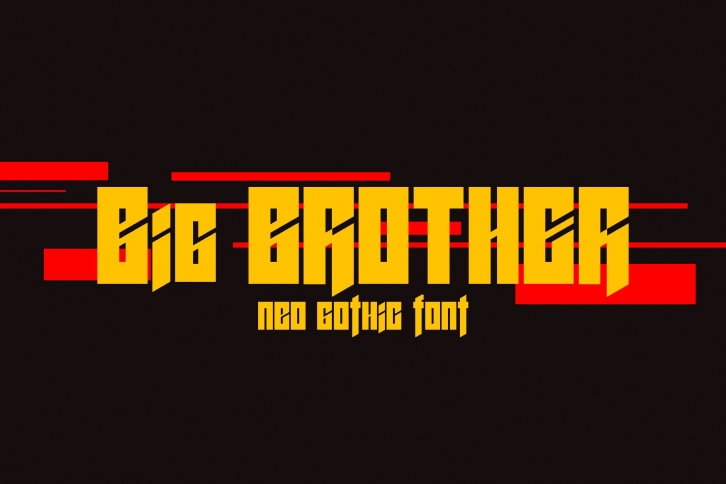 Bigbrother neo gothic font Font Download