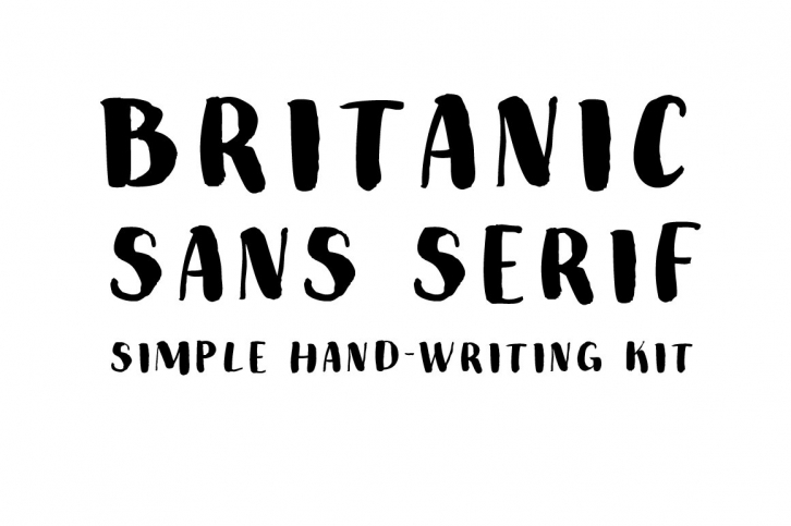 Britanic Sans Serif Font Download