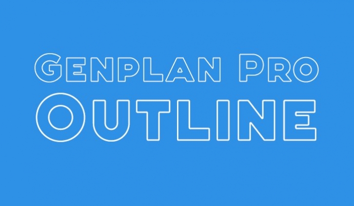 Genplan Pro Outline Font Download