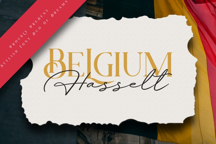 Hasselt Belgium Duo Font Download