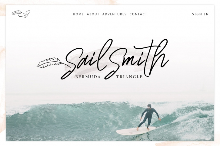 Sail Smith Font Download