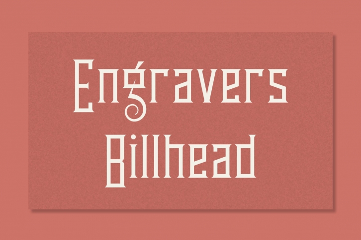 Engravers Billhead Font Download