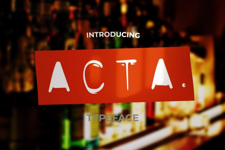 Acta Label Typeface Font Download