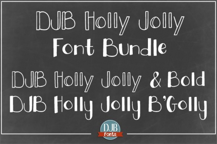DJB Holly Jolly Font Download