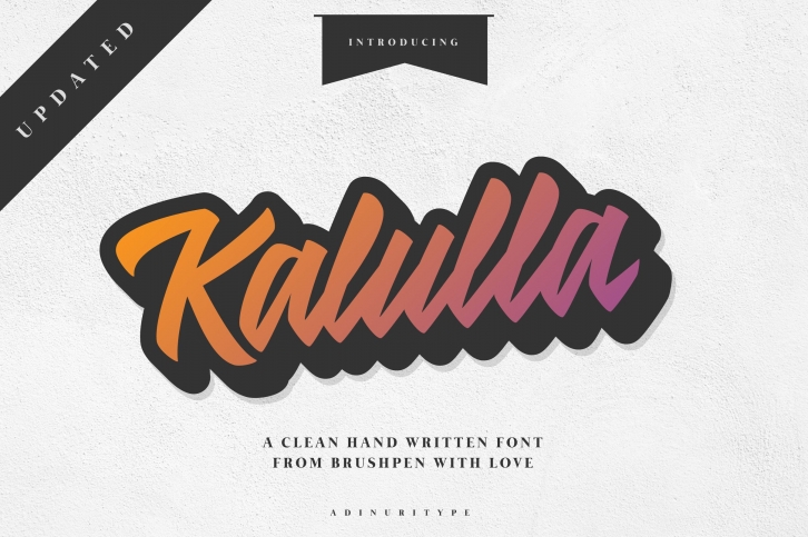 Kalulla Clean Script Font Download