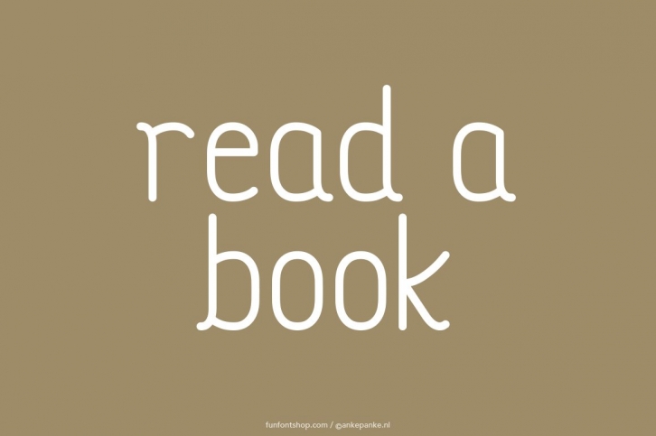 Read a Book font Font Download