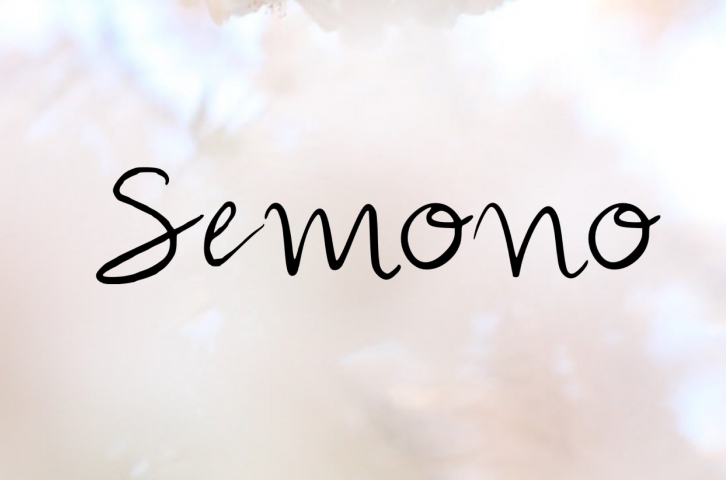 Semono Handwritten Script Font Download