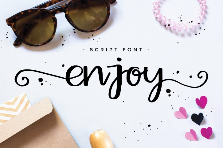 Enjoy script font Font Download
