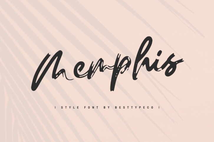 Memphis Style Font Download