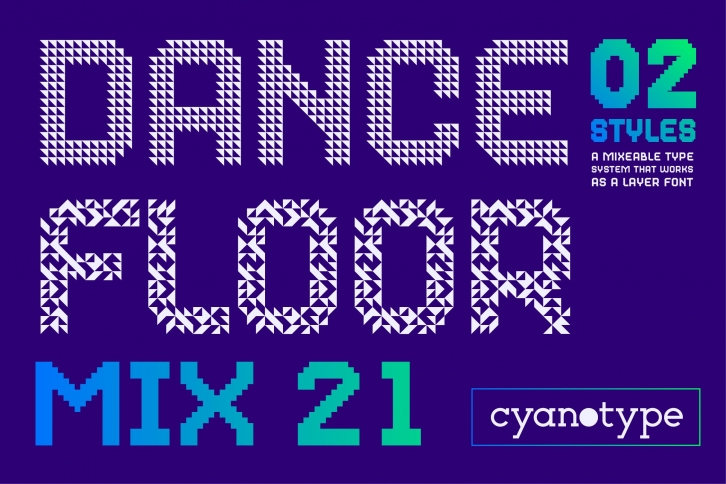 Dance Floor Mix 21 Font Download