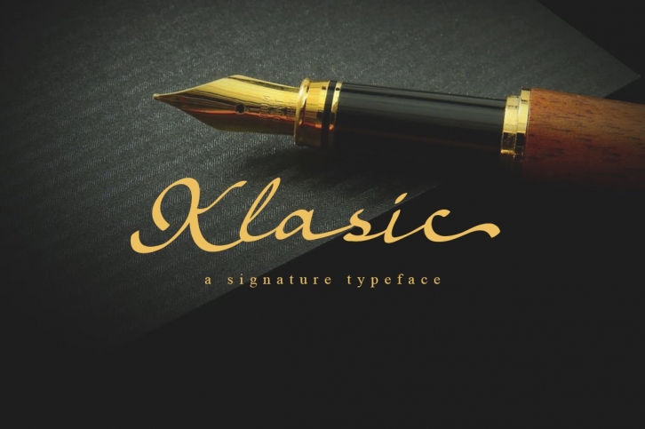 Klasic Signature Script Font Download