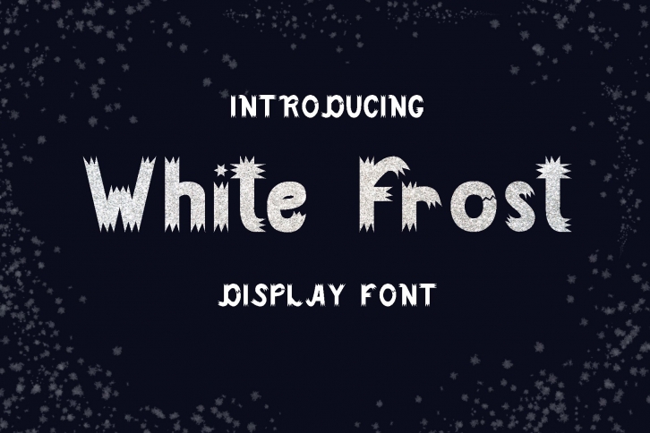 White Frost| Display Font Download