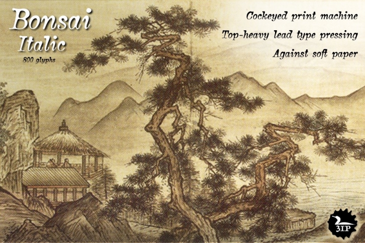 Bonsai Italic Font Download