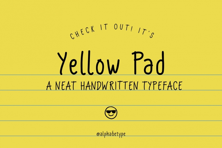 Yellow Pad Font Download