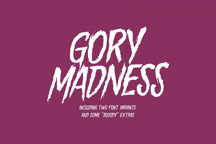 Gory Madness Font Download