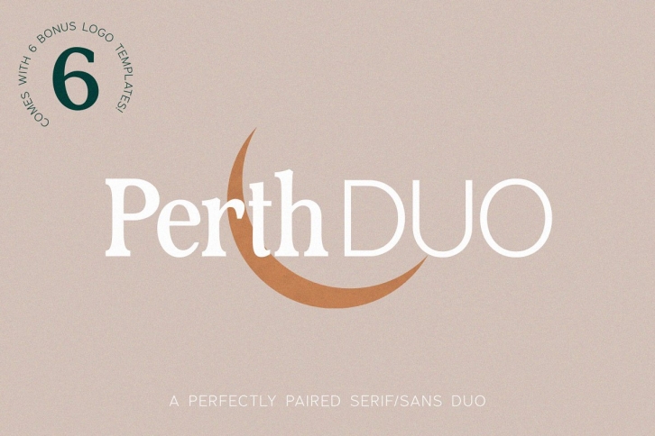 Perth Serif  Sans Duo Font Download