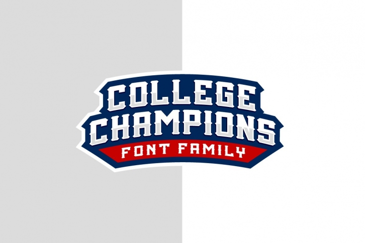 COLLEGE CHAMPIONS FONT FAMILY Font Download