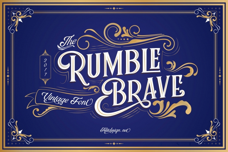 Rumble Brave Typeface Font Download