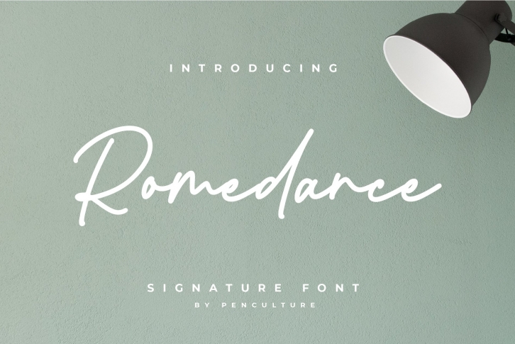 Romedance Signature Font Download