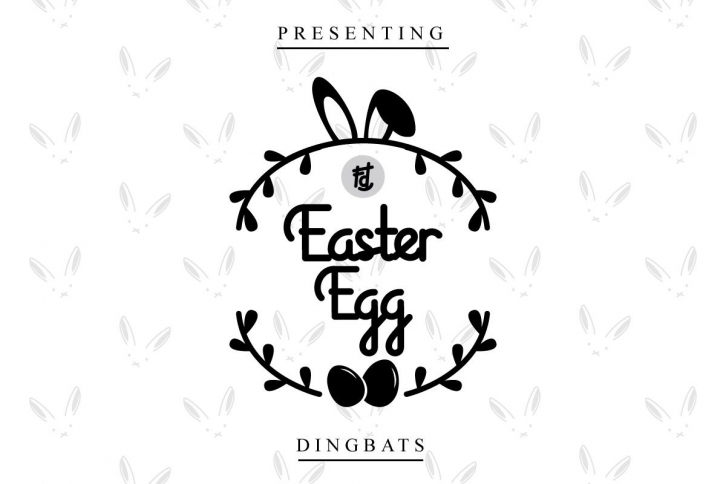 Easter Egg Dingbats Font Download