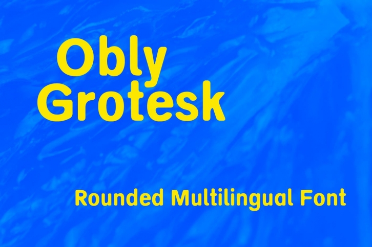 Obly Grotesk Font Download