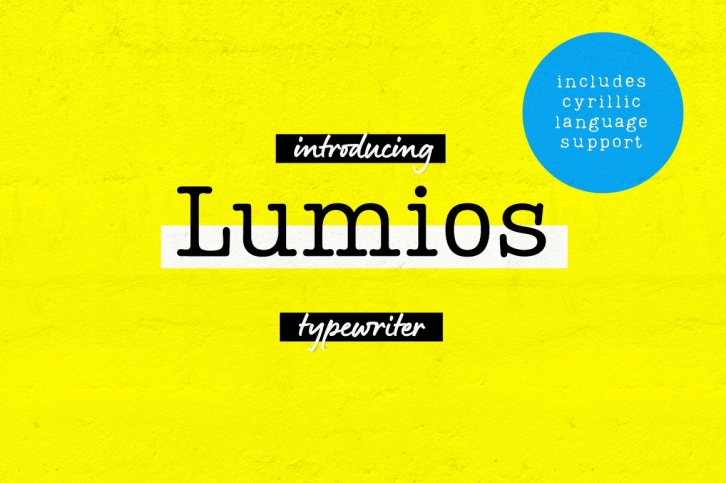 Lumios Typewriter Font Download