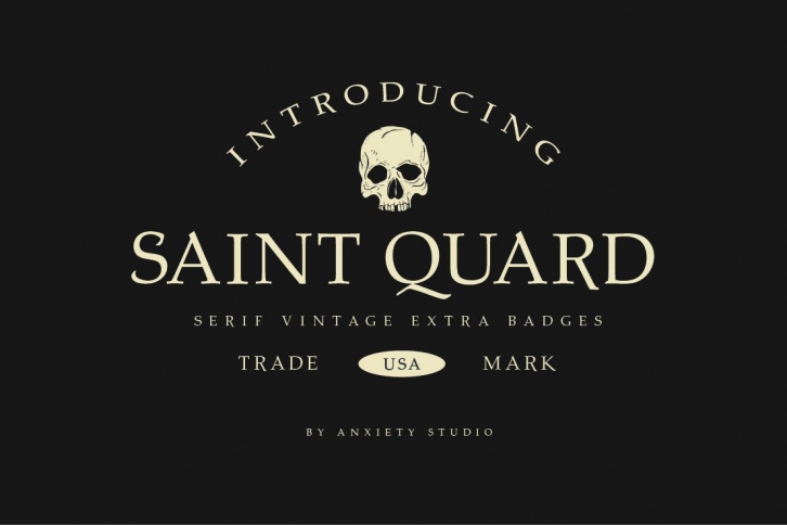 Saint Quard Serif Extra Logo Font Download