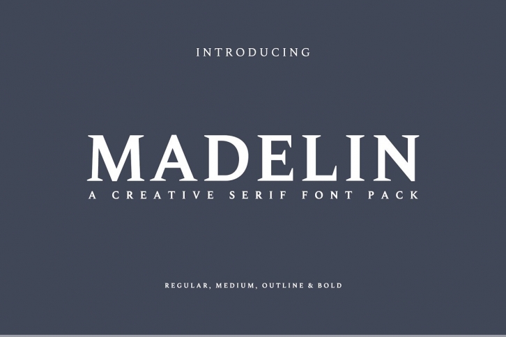 Madelin Serif Family Font Download