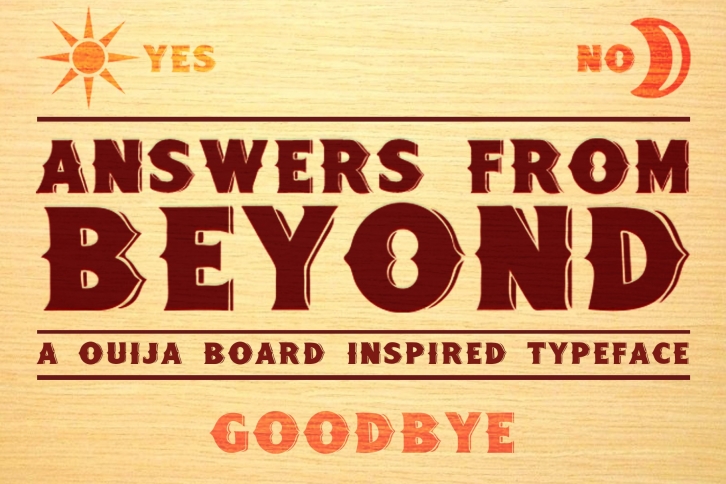 Answers From Beyond Font Download