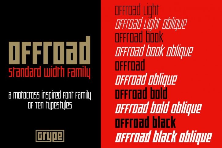 Offroad Family Font Download