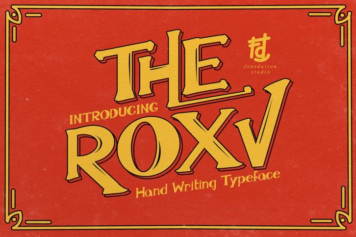 The Roxv Typeface Font Download