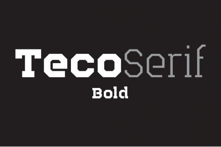 Teco Serif Bold Font Download