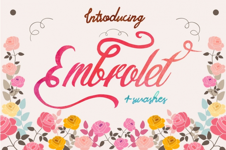 Embrolet (Lucy) Font Download