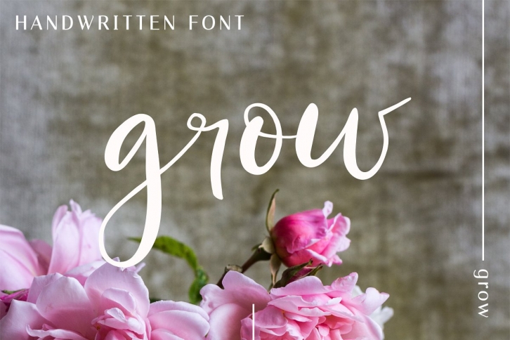 Grow Script Font Download