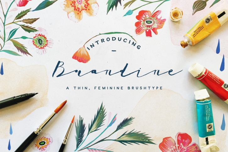 Brandine Script Font Download