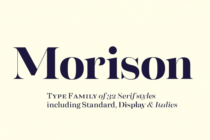 Morison Display  Serif Font Download