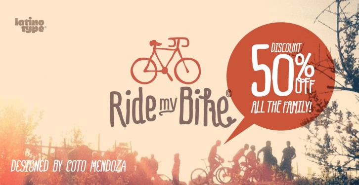 Ride My Bike Essential Family Font Download