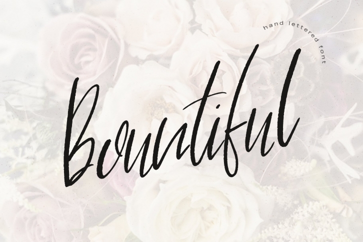 Bountiful Handlettered Font Download