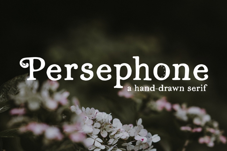 Persephone // A Hand-Drawn Serif Font Download