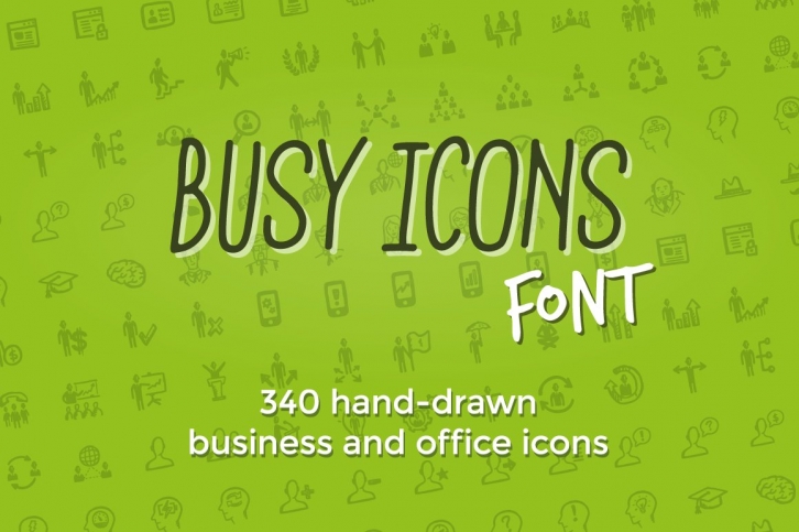 Busy Icons Font Download