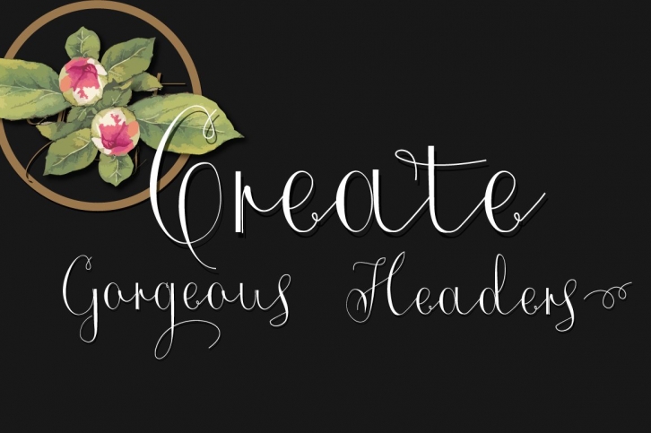 Roicamonta Curly otf font Font Download