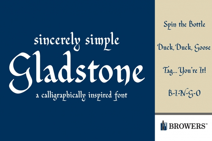 Gladstone Font Download