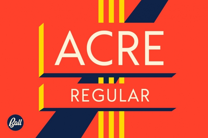 Acre Regular Font Download