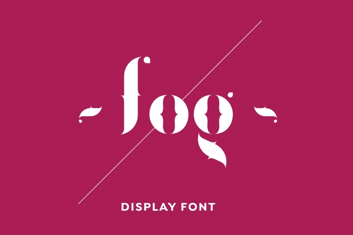 Fogtype display font Font Download