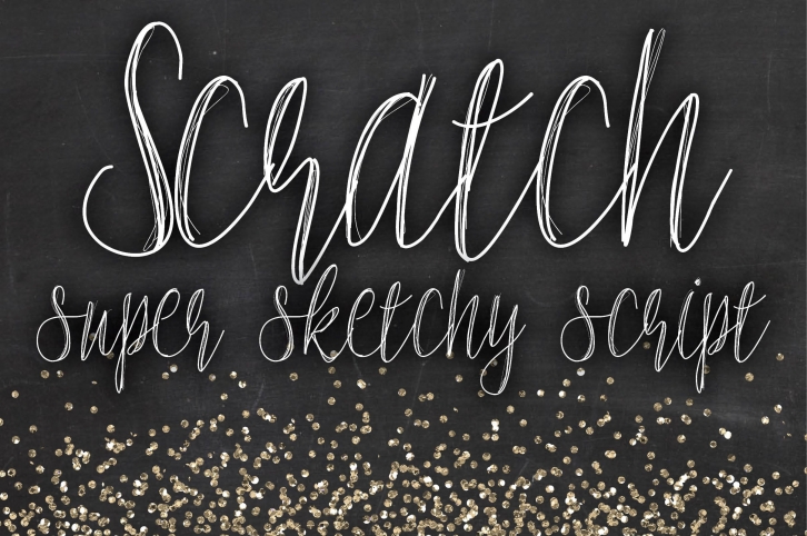 Scratch Super Sketchy Script Font Download